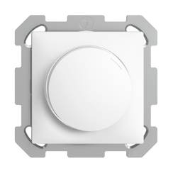 UP-LED-Universal-Drehdimmer EDIZIOdue FM, 4-200 W/VA weiss, LED weiss