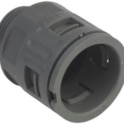 Anschlussnippel Flexa-Quick schwarz AGRO PG16 für Rohrflex Ø21.2mm
