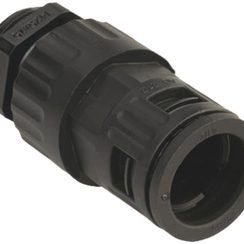 Schlauchverschraubung M25 Ø21.2mm schwarz, Flexa-Quick für Rohrflex