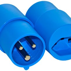 Adapter CEE - CH T23 blau-gr LNPE 250V 16A