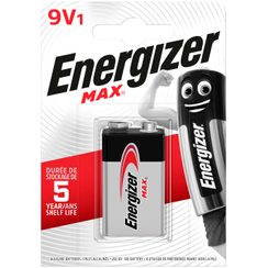 Batterie Alkali Energizer Max 6LR61 9,0V