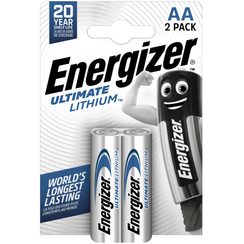 Batterie Lithium Energizer Ultimate LR6 1.5V Blister à 2 Stück
