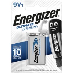 Batterie Energizer Ultimate Lithium 9V, L522, 1er Blister