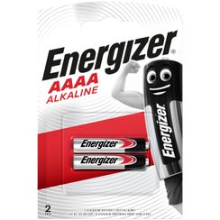 Batterie Energizer Alkaline, LR61, AAAA, Piccolo, 2er Blister