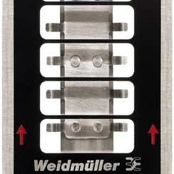 Inlay Weidmüller MetalliCard INLAY CC-M 15/45 für Gerätemarkierung