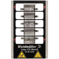 Inlay Weidmüller MetalliCard INLAY CC-M 15/60 für Gerätemarkierung