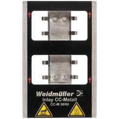 Inlay Weidmüller MetalliCard INLAY CC-M 30/60 für Gerätemarkierung