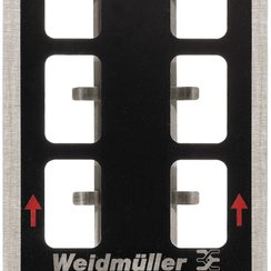 Inlay Weidmüller MetalliCard INLAY CC-M 27/18 für Gerätemarkierung