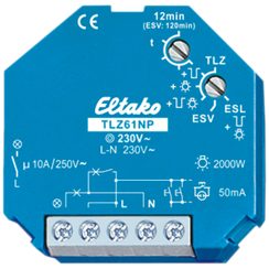 EB-Treppenlichtautomat Eltako TLZ61NP 230V 1S 10A/250V 1…12min
