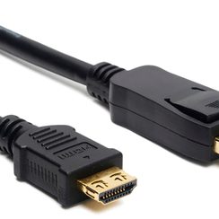 DisplayPort-HDMI-Kabel Ceconet 4K 340MHz 10.2Gb/s 5m schwarz