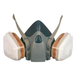 Atemschutzhalbmaske Klasse P3 Small Silikon grau EN-140