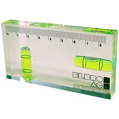 Wasserwaage ELBRO 100×40×15mm transparent