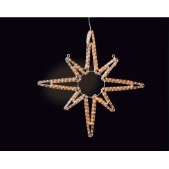 LED Swiss Star, warmwhite 230V 24W 80x80cm warmweiss