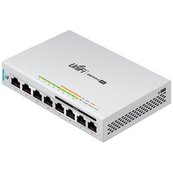 Unifi Switch US-8-60W: 8 Ports Cloudman., 60W 802.3af PoE Bud