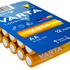 Batterie Alkali Varta Longlife AA 12er Big Box