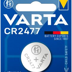 Knopfzelle Lithium Varta CR2477 3V, 1er Blister