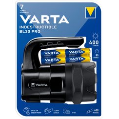 LED-Handscheinwerfer VARTA Indestructible BL20 Pro, 400lm, mit 6×AA