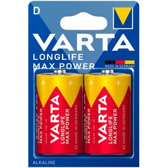 Batterie Alkali Varta Max Power D 2er Blister