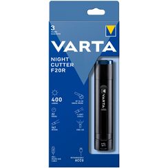 LED-Taschenlampe Varta Night Cutter F20R 400lm, mit Akku via USB, 22h, IPX4